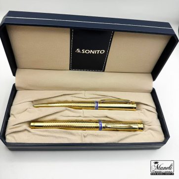 ست خودکار و خودنویس برند سونیتو - رنگ طلایی، شیک و جذاب