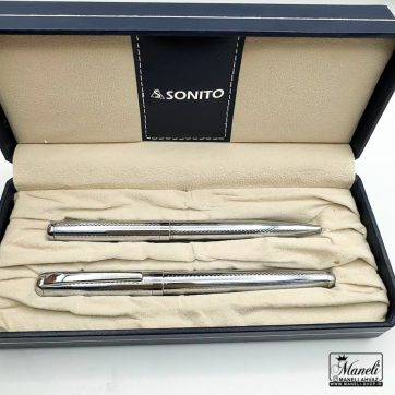 ست خودکار و روان نویس نقره‌ای سونیتو - شیک و لوکس