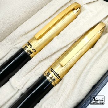 ست خودکار طلایی مشکی