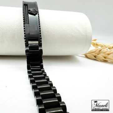 خرید دستبند رولکس تمام مشکی :لوکس و جذاب