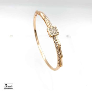 دستبند النگویی نگین دار از برند ژوپینگ: رنگ ثابت، ضدحساسیت