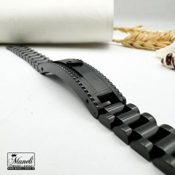 دستبند رولکس مشکی مردانه