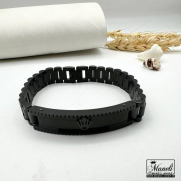 دستبند مردانه رولکس مشکی