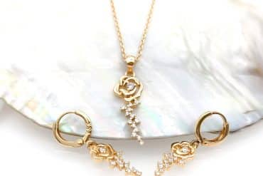 نیم ست گل رز رنگ ثابت از برند YSX: ظریف و زیبا