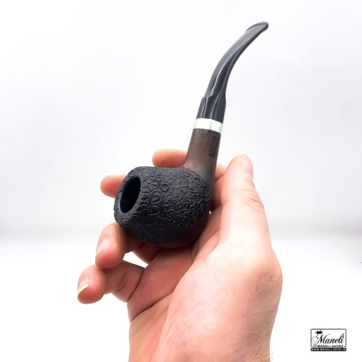 پیپ چوبی پیپسان با آتشگاه طرحدار قهوه ای