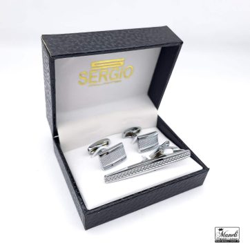 ست دکمه سرآستین و گیره کروات کلاسیک