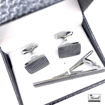 ست دکمه سرآستین مستطیلی