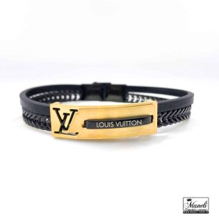 دستبند چرم استیل مردانه لویی ویتون : بهترین قیمت