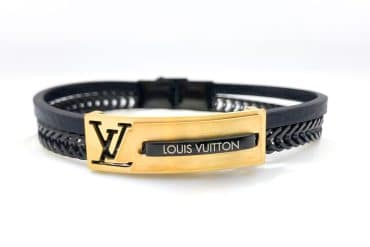 دستبند چرم استیل مردانه لویی ویتون : بهترین قیمت
