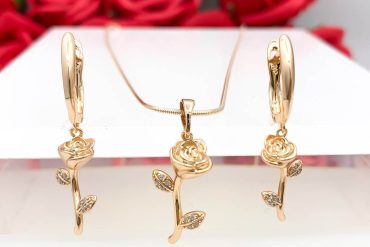 نیم ست طرح گل رز از برند ژوپینگ