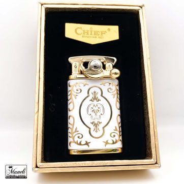 فندک لاکچری بنزینی سفید