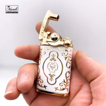 خرید فندک لاکچری بنزینی سفید