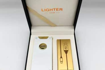 فندک شارژی گازی شب تاب دو شعله؛ لاکچری و متفاوت