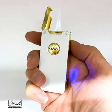 فندک شارژی گازی شب تاب اتمی دو شعله