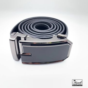 کمربند ریلی چرم مشکی