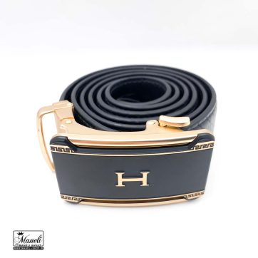 قیمت کمربند ریلی سگک رزگلد مشکی