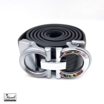 کمربند ریلی سگک سیلور نقره ای