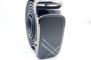 کمربند سگک ساده ریلی مشکی