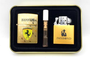 ست فندک شارژی و فندک بنزینی فراری