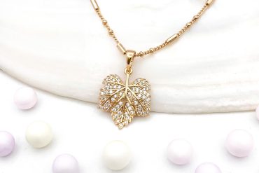 گردنبند ژوپینگ برگ پاییزی