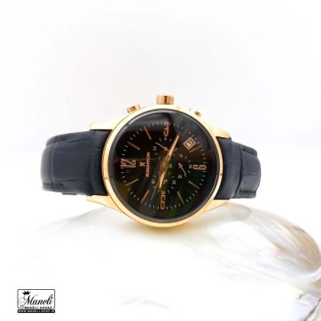 ساعت زنانه رومانسون با بند چرم مشکی - تخفیف دار کد 1256