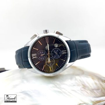 ساعت زنانه الگانس با بند سورمه ای چرم