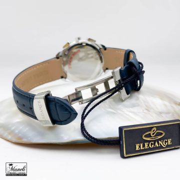 خرید ساعت زنانه الگانس با بند سورمه ای چرم