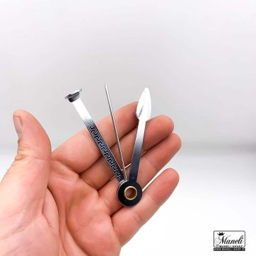 ابزار پیپ - قاشق،تمپر،سوزن +کاور چرم