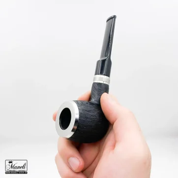 قیمت پیپ چوبی کاپیتان بلک مشکی با حلقه سیلور