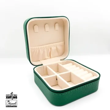 کیف جواهرات مسافرتی سبز