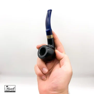 خرید پیپ چوبی با دسته سورمه ای کاپیتان بلک 14030157