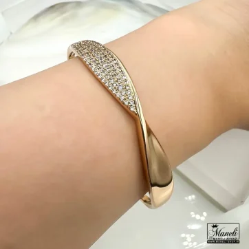 خرید قیمت دستبند النگویی ژوپینگ نگین دار کلاسیک