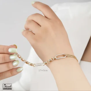 دستبند جدید طرح طلا ژوپینگ اصل