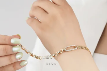 دستبند جدید طرح طلا ژوپینگ اصل