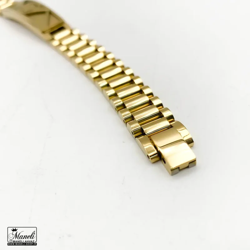 خرید دستبند رولکس استیل مردانه طلایی