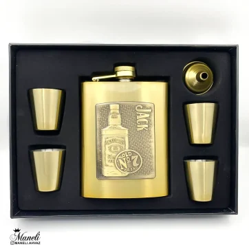 خرید ست هیپ فلاسک جک دنیلز طلایی
