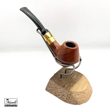 پیپ چوبی قهوه ای کاپیتان بلک باحلقه طلایی 14030161