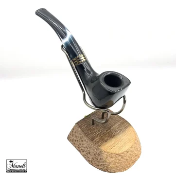 پیپ چوبی متفاوت مشکی با دسته طرحدار 14030155