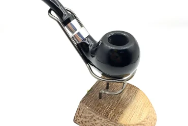 پیپ چوبی مشکی براق کاپیتان بلک - حلقه نقره ای 14030163