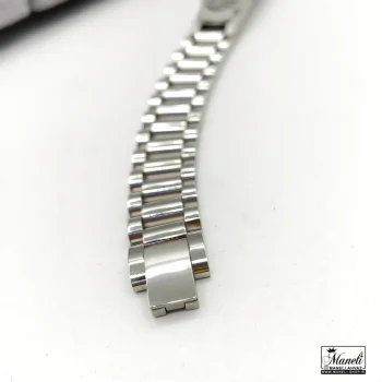 قیمت دستبند رولکس مردانه نقره ای پلاک دار 14020145