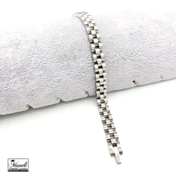 دستبند رولکس باریک سیلور