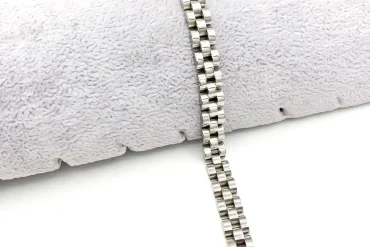 دستبند رولکس باریک سیلور