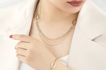 ست گردنبند، دستبند و گوشواره ژوپینگ | ضدحساسیت