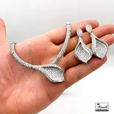 نیم ست مجلسی نگین دار | جلوه فوق العاده