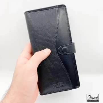 کیف پولی مردانه چرم برند پارما -مشکی