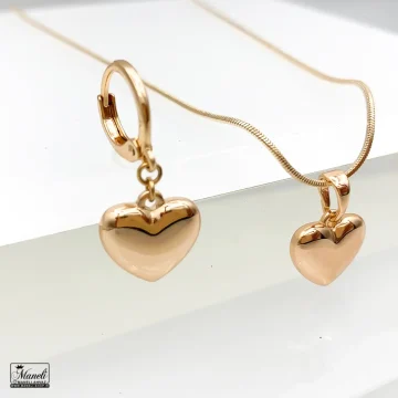 خرید نیم ست قلب ساده ژوپینگ