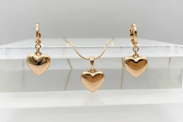 نیم ست قلب ساده ژوپینگ