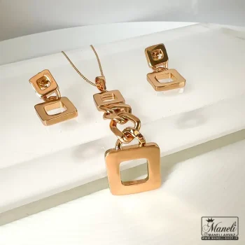 خرید نیم ست مربعی ژوپینگ رنگ ثابت