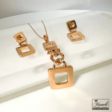 خرید نیم ست مربعی ژوپینگ رنگ ثابت