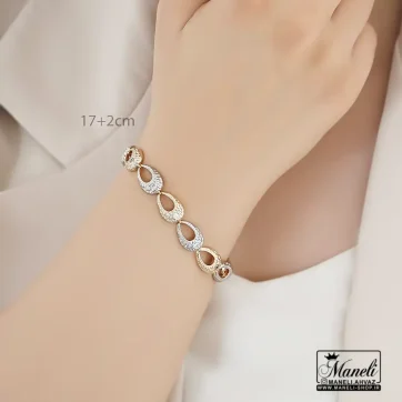 دستبند زنانه دورنگ ژوپینگ